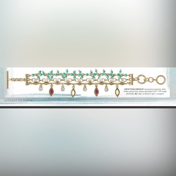 Chloe + Isabel Journey to Jaipur Toggle Bracelet - Picture 1 of 2